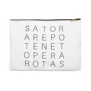 Sator Rotas Crystal Pouch