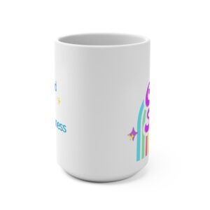 CLUB SHIFT logo mug – white, 15oz